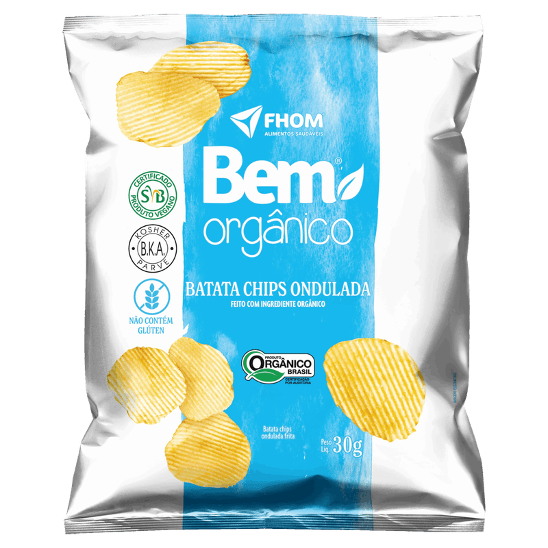 Chips-de-Batata-Ondulada-Bem-Organico-Pacote-30g