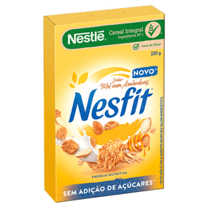 Cereal Matinal Integral Mel com Amêndoas Nesfit Caixa 220g