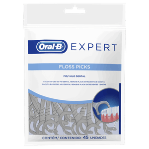 Fio Dental Floss Picks Oral-B Expert 45 Unidades