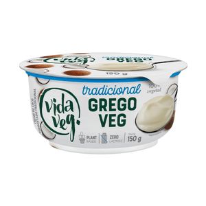 Iogurte Vida Veg Grego Tradicional Pote 150g