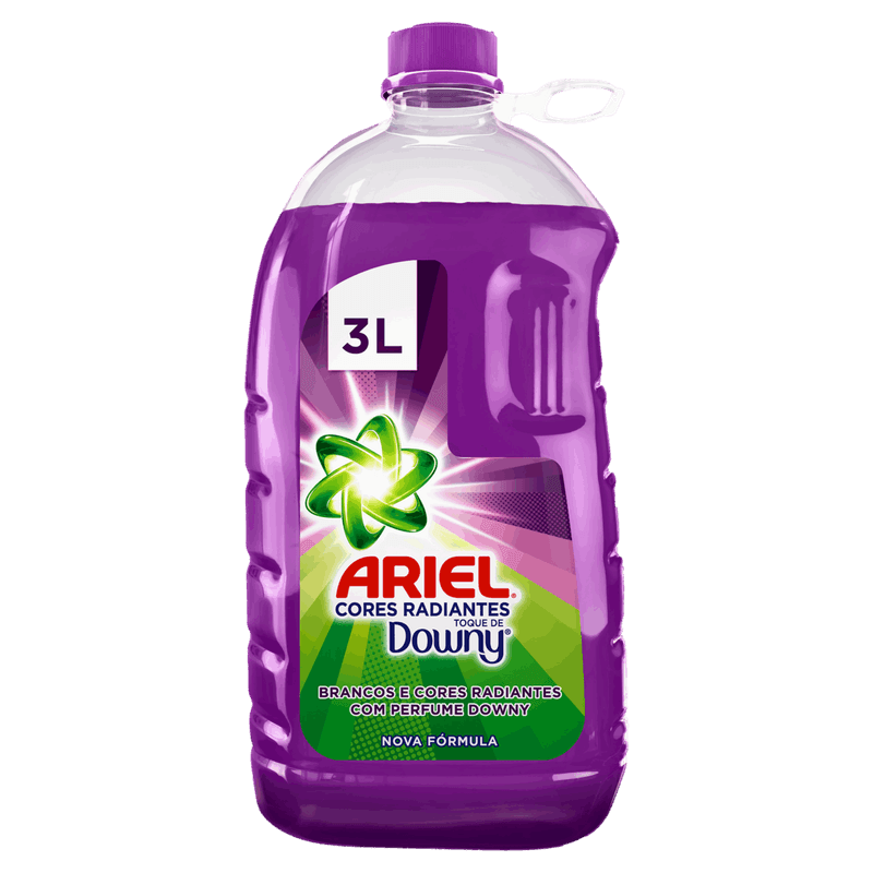 Lava-Roupas-Liquido-Cores-Radiantes-Ariel-Toque-de-Downy-Galao-3l