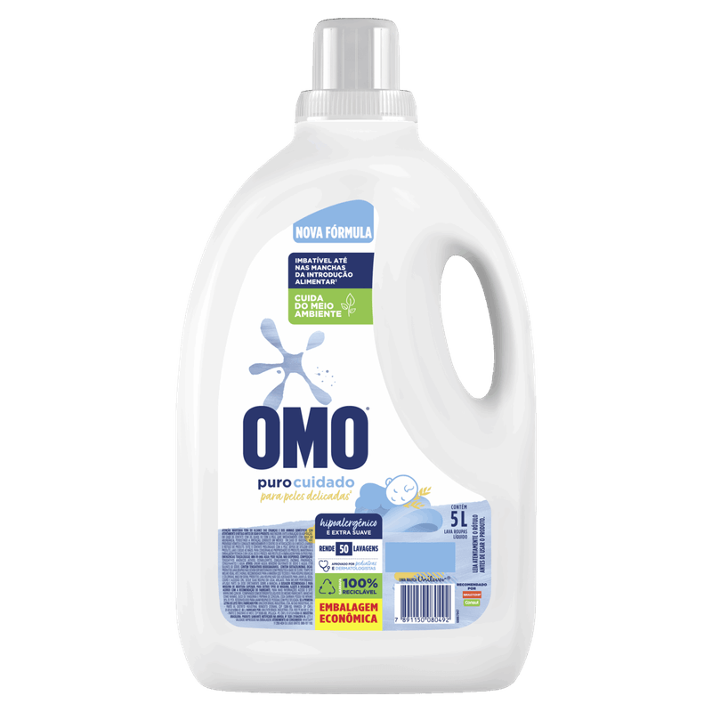 Lava-Roupas-Liquido-Omo-Puro-Cuidado-Galao-5l-Embalagem-Economica