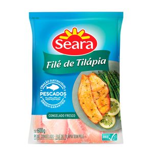 Filé de Tilápia Congelado Seara Pacote 600g