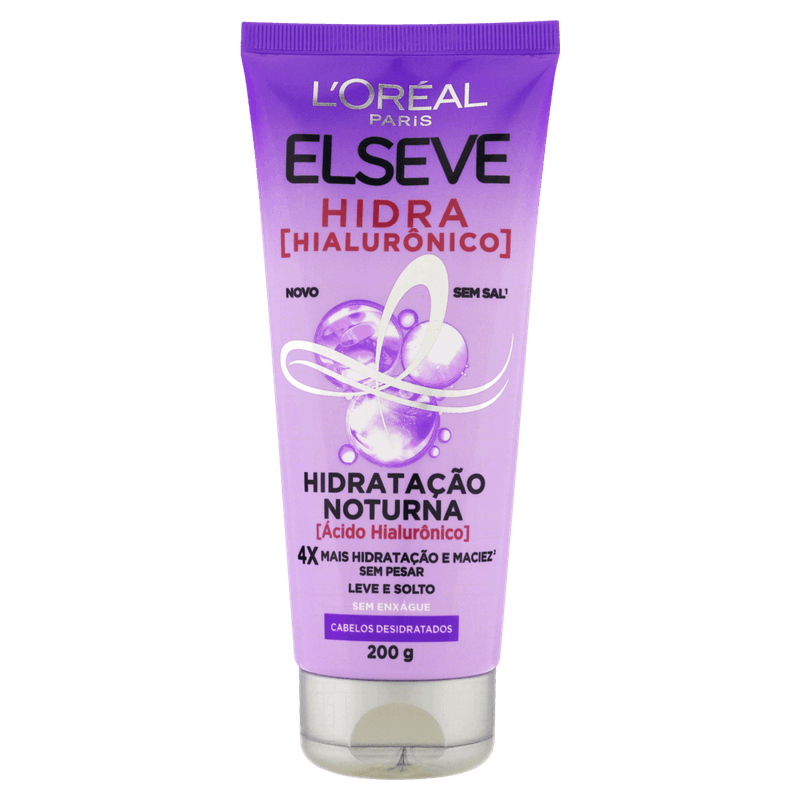 Creme-Hidratacao-Noturna-L-oreal-Paris-Elseve-Hidra-Hialuronico-Bisnaga-200g