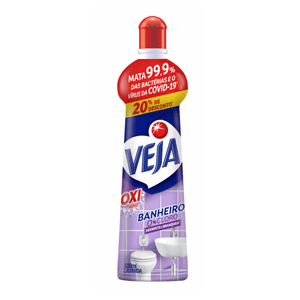 Desinfetante Banheiro Lavanda Veja Squeeze 500ml Grátis 20% de Desconto