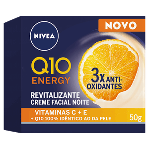 Creme Revitalizante Noite Nivea Q10 Energy Caixa 50g