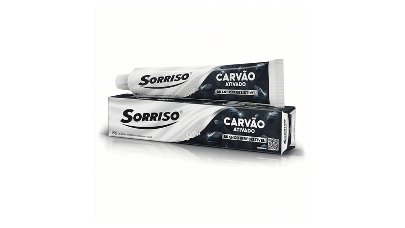 Gel Dental Carvão Ativado Sorriso Caixa 90g - giassi - Giassi