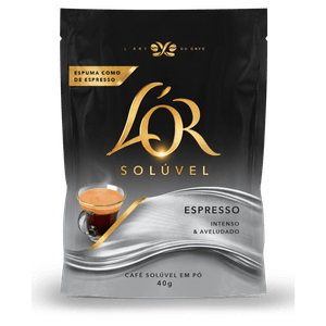 Café Solúvel em Pó Espresso L´or Sachê 40g