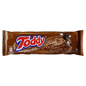 Biscoito Cookie Chocolate com Gotas de Chocolate Toddy Pacote 57g