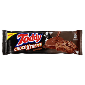 Biscoito Cookie Chocolate com Gotas de Chocolate Toddy ChocoXtreme Pacote 71g