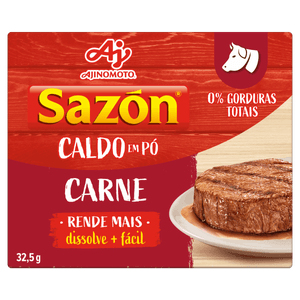 Caldo Pó Carne Sazón Caixa 32,5g 5 Unidades