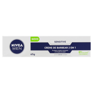 Creme de Barbear Sensitive Nivea Men Caixa 65g