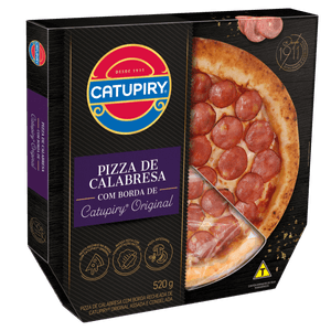 Pizza Artesanal Calabresa Catupiry Caixa 520g