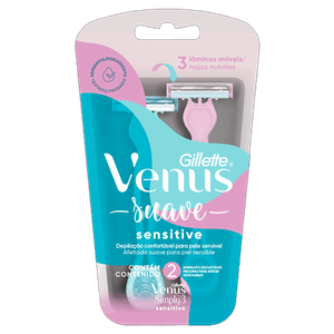 Aparelho Descartável para Depilar Gillette Venus Simply3 Sensitive 2 Unidades