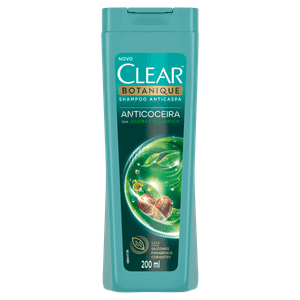 Shampoo Anticaspa Clear Botanique Anticoceira Frasco 200ml