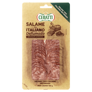 Salame Italiano Defumado Fatiado Ceratti 100g