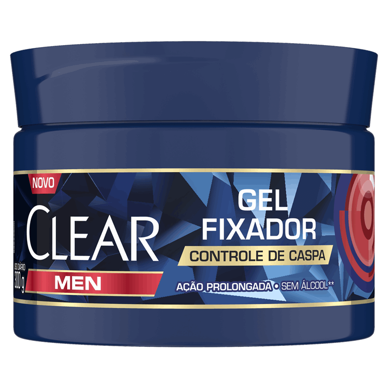 Gel-Fixador-Acao-Prolongada-Clear-Men-Controle-de-Caspa-Pote-300g