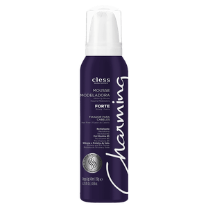 Mousse Modelador Forte Cless Charming Frasco 140ml