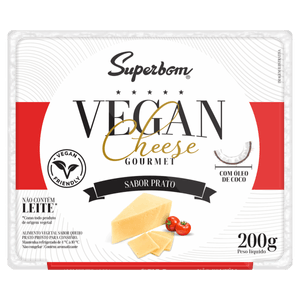 Vegan Cheese Prato Superbom Gourmet Bandeja 200g