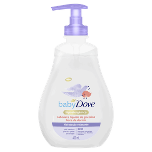 Sabonete Líquido de Glicerina Hidratação Relaxante Dove Baby Hora de Dormir Frasco 400ml