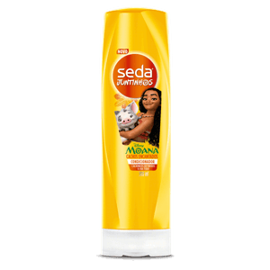 Condicionador Infantil Moana Seda Juntinhos Cachos Encantados Frasco 300ml