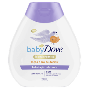 Loção Corporal Hidratação Relaxante Dove Baby Hora de Dormir Frasco 200ml