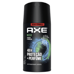 Antitranspirante Aerossol Musk Axe 152ml