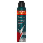 Antitranspirante-Aerossol-Antibacterial-e-Invisible-Rexona-Men-250ml-Leve-Mais-Pague-Menos