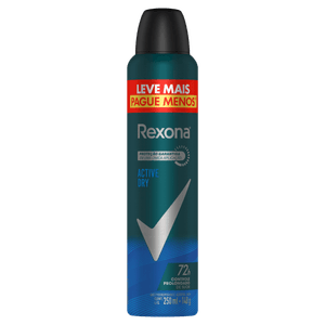 Antitranspirante Aerossol Active Dry Rexona Men 250ml Leve Mais Pague Menos