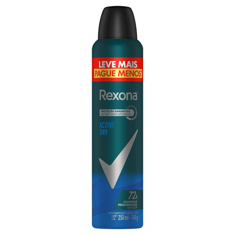 Antitranspirante-Aerossol-Active-Dry-Rexona-Men-250ml-Leve-Mais-Pague-Menos