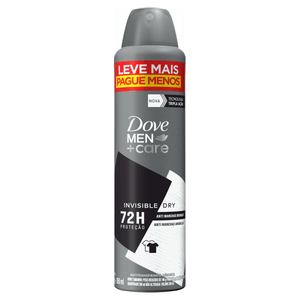 Antitranspirante Aerossol Invisible Dry Dove Men+Care 250ml Leve Mais Pague Menos