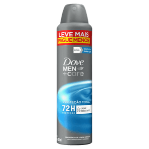 Antitranspirante Aerossol Proteção Total Dove Men+Care 250ml Leve Mais Pague Menos