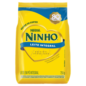 Leite Pó Integral Ninho Forti+ Pacote 750g