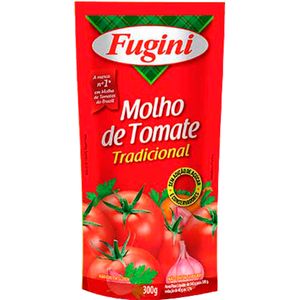 Molho de Tomate Tradicional Fugini Sachê 300g