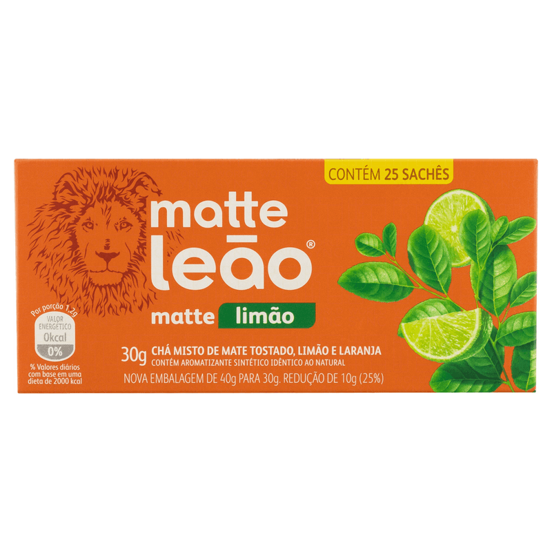 Cha-Mate-Limao-Matte-Leao-Caixa-30g-25-Unidades