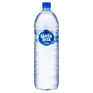 Água Mineral Natural sem Gás Santa Rita Garrafa 1,5l