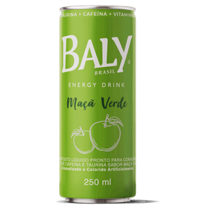 Energético Maçã Verde Baly Lata 250ml