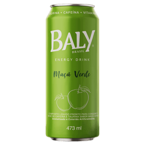 Energético Maçã Verde Baly Lata 473ml