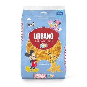 Macarrão de Arroz Mini Rigatoni Mickey e Amigos Urbano Kids Pacote 500g