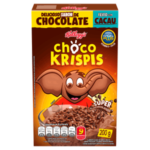 Cereal Matinal Chocolate Kellogg´s Choco Krispis Caixa 200g