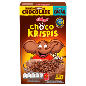 Cereal Matinal Chocolate Kellogg´s Choco Krispis Caixa 530g