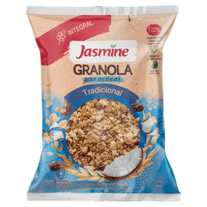 Granola Tradicional Zero Açúcar Jasmine Especial Pacote 850g