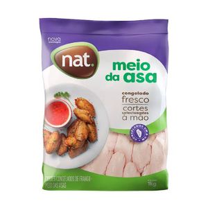 Meio da Asa de Frango Congelada Nat 1kg