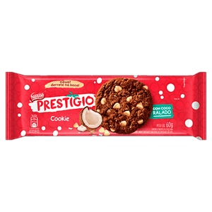 Biscoito Cookie Prestígio Nestlé Pacote 60g