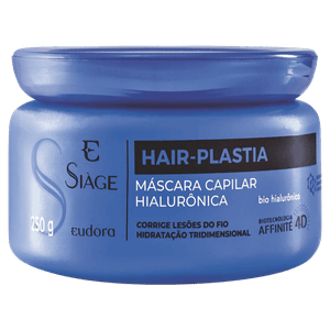 Máscara Hialurônica Eudora Siàge Hair-Plastia Pote 250g