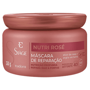 Máscara de Reparação Eudora Siàge Nutri Rosé Pote 250g