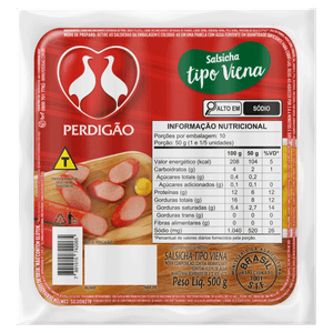 Salsicha Viena Perdigão 500g