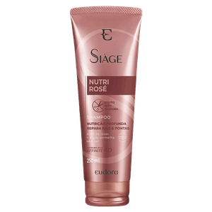 Shampoo Eudora Siàge Nutri Rosé Bisnaga 250ml