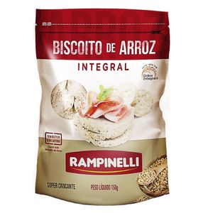 Biscoito de Arroz Integral Rampinelli 15g