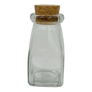 Porta Condimentos de Vidro com Rolha 100ml 1un